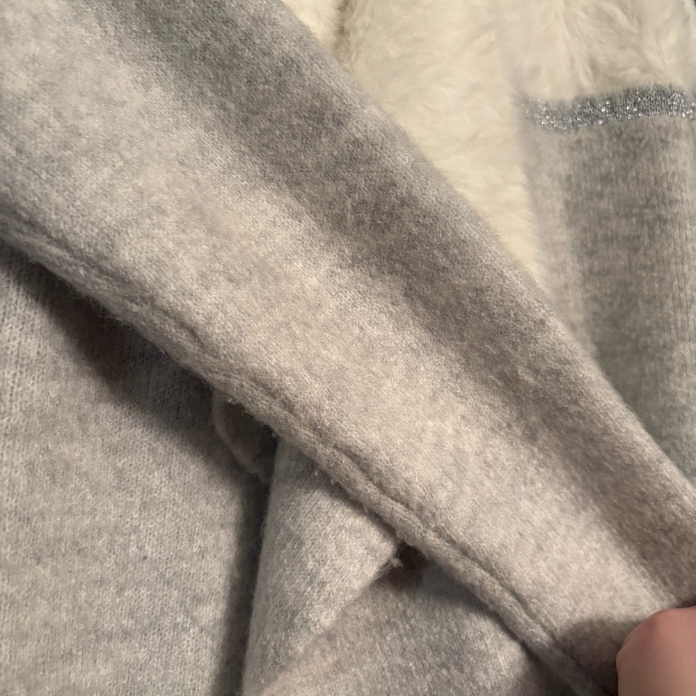 Joseph Ribkoff open front cardigan soft fuzzy warm - Picture 10 of 11